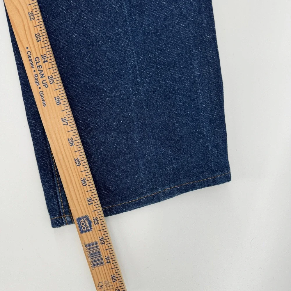Levi's Orange Tab 517 Jeans Mens 42x32 Blue Vintage 94 Made in USA Bootcut Denim